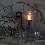 Afbeelding in Gallery-weergave laden, Hang waxinehouder metaal 25cm zwart
